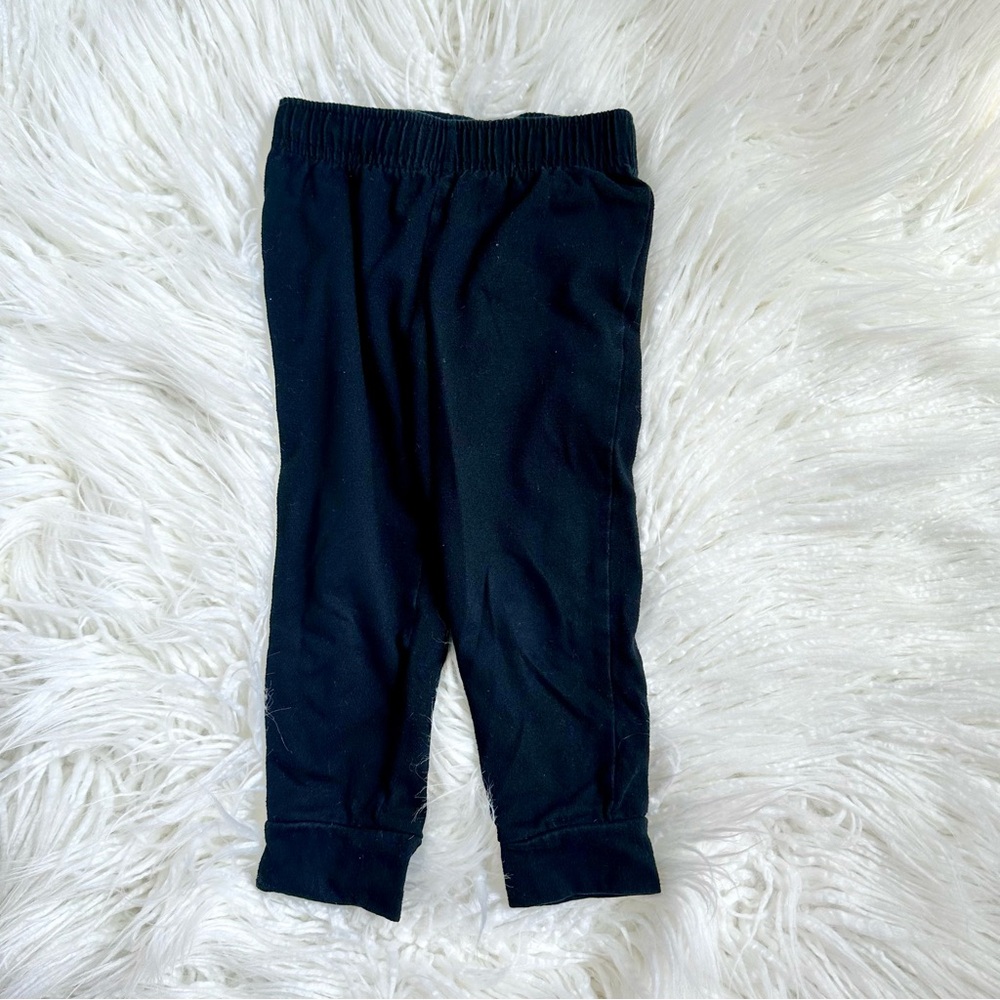 Cat & Jack Target Toddler Boy Black Jersey Jogger Pants Size 2T